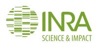 Interactions hôtes-agents pathogens (IHAP), INRA Logo